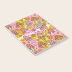 Tie Dye Mushroom Print Notebook Gallery Image 3