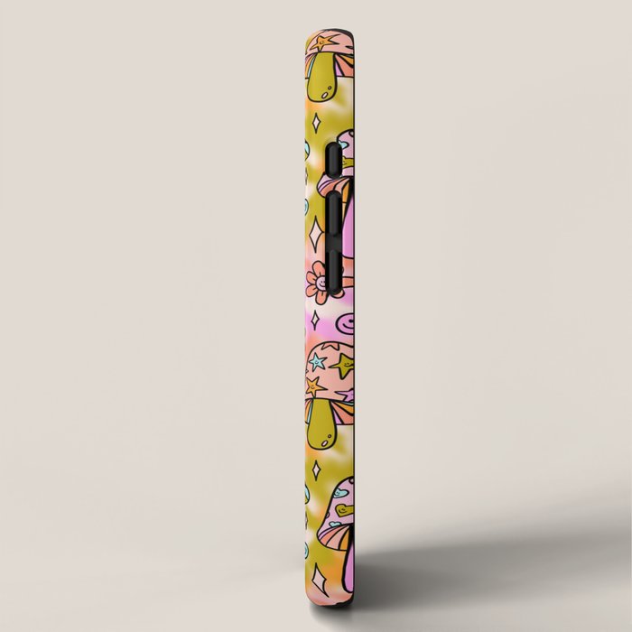 Tie Dye Mushroom Print iPhone Case Gallery Image 2