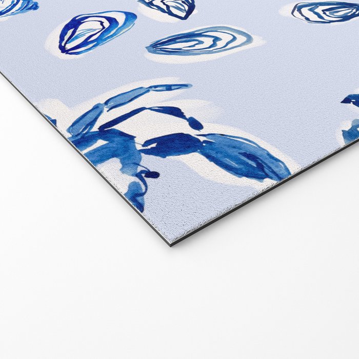 Blue and White Sea Life Welcome Mat Gallery Image 2