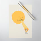 Love keeps the heart warm Wrapping Paper Gallery Image 1