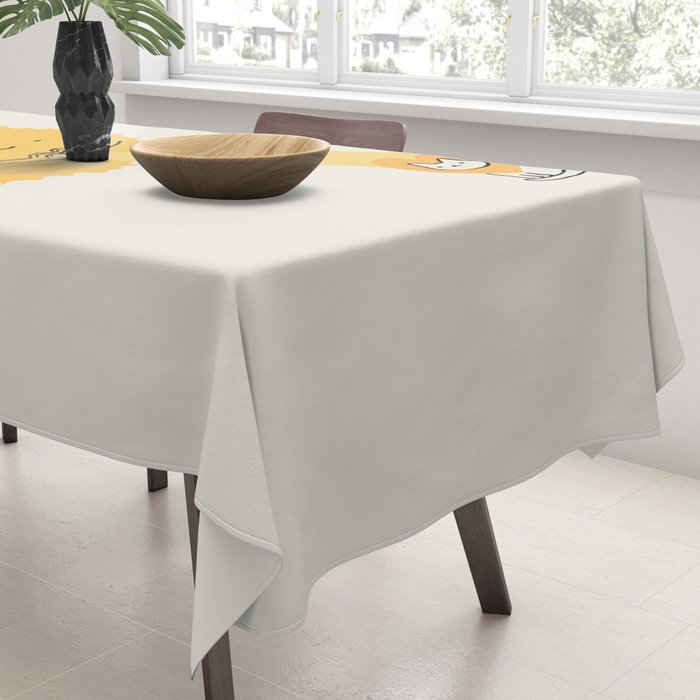 Love keeps the heart warm Tablecloth Gallery Image 3
