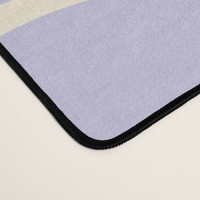 Big Daisy - Groovy Flower - Lilac and Yellow Desk Mat Gallery Image 4