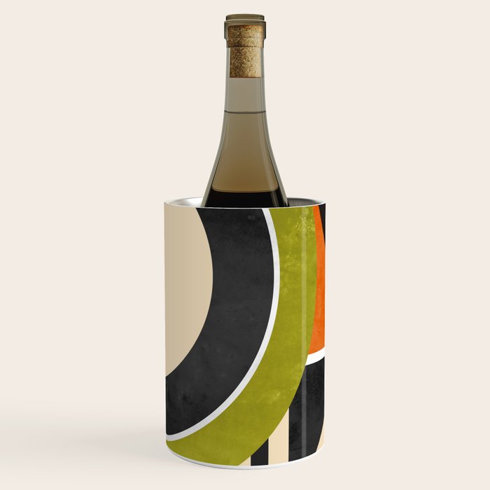 Bauhaus Mid Century Geometric Art  41 Wine Chiller Gallery Image 2