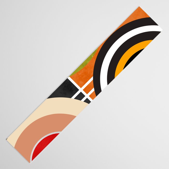 Bauhaus Mid Century Geometric Art  41 Table Runner Gallery Image 3