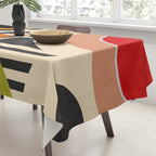Bauhaus Mid Century Geometric Art  41 Tablecloth Gallery Image 3
