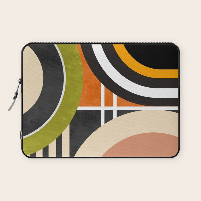 Bauhaus Mid Century Geometric Art  41 Laptop Sleeve Gallery Image 1