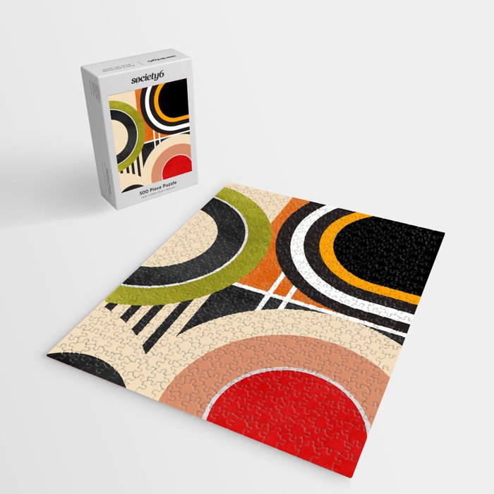 Bauhaus Mid Century Geometric Art  41 Jigsaw Puzzle Gallery Image 2