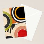 Bauhaus Mid Century Geometric Art  41 Stationery Card Gallery Image 2