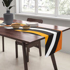 Bauhaus Mid Century Geometric Art  41 Table Runner Gallery Image 2