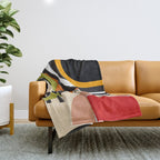 Bauhaus Mid Century Geometric Art  41 Throw Blanket Gallery Image 1