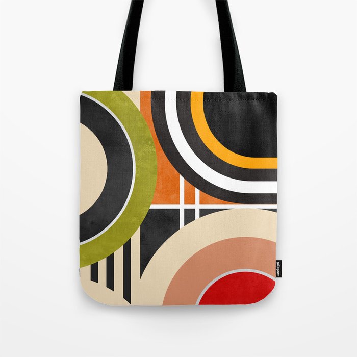 Bauhaus Mid Century Geometric Art  41 Tote Bag Gallery Image 1