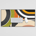 Bauhaus Mid Century Geometric Art  41 Desk Mat Gallery Image 1