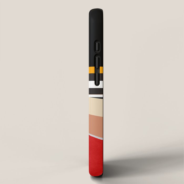 Bauhaus Mid Century Geometric Art  41 iPhone Case Gallery Image 2
