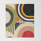 Bauhaus Mid Century Geometric Art  41 Throw Blanket Gallery Image 2