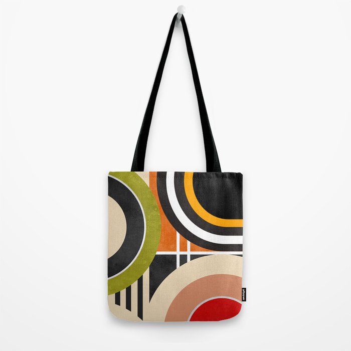 Bauhaus Mid Century Geometric Art  41 Tote Bag Gallery Image 2