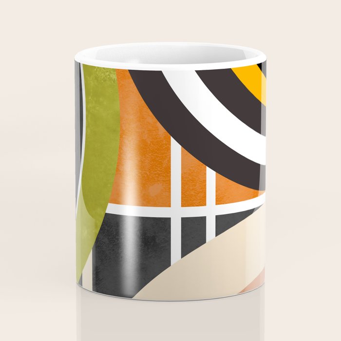 Bauhaus Mid Century Geometric Art  41 Coffee Mug Gallery Image 4
