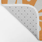 Bloom: Tangerine Matisse Color Series 03 Bath Mat Gallery Image 2