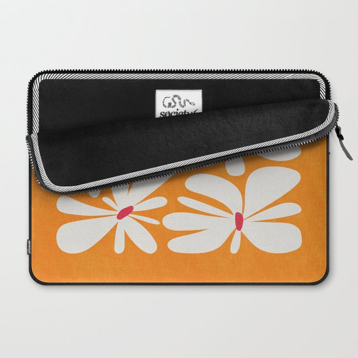 Bloom: Tangerine Matisse Color Series 03 Laptop Sleeve Gallery Image 2