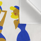 Beach Bombshells - Blondes in Blue Wall Tapestry Gallery Image 3