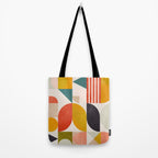 mid century geometry abstract shapes bauhaus Tote Bag Gallery Image 2