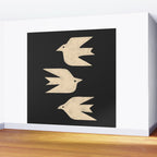 Doves In Flight Wall Mural Gallery Image 2