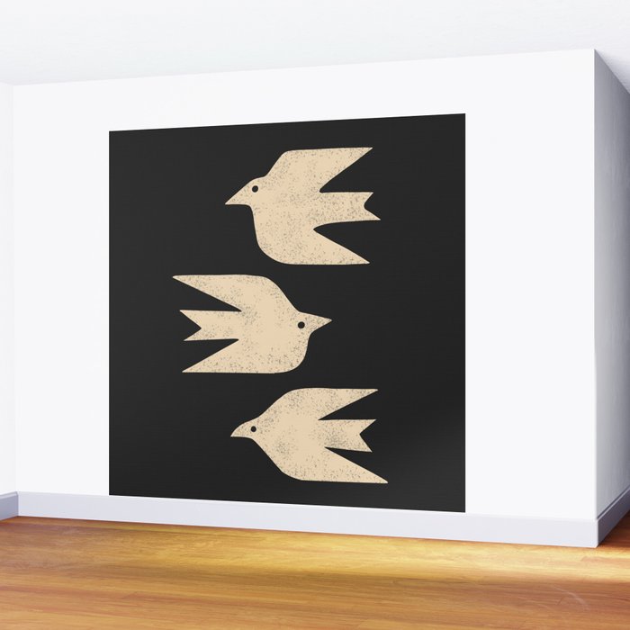 Doves In Flight Wall Mural Gallery Image 2