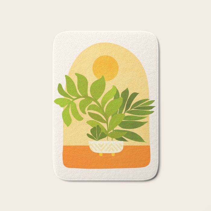 Sunday Sunset Window Garden Series Bath Mat Gallery Image 1