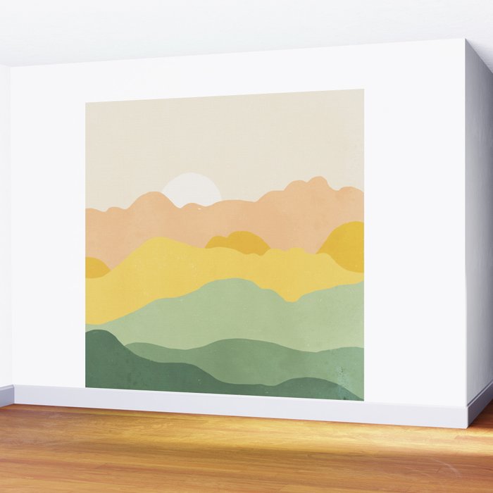 Landscape No6 Wall Mural Gallery Image 2