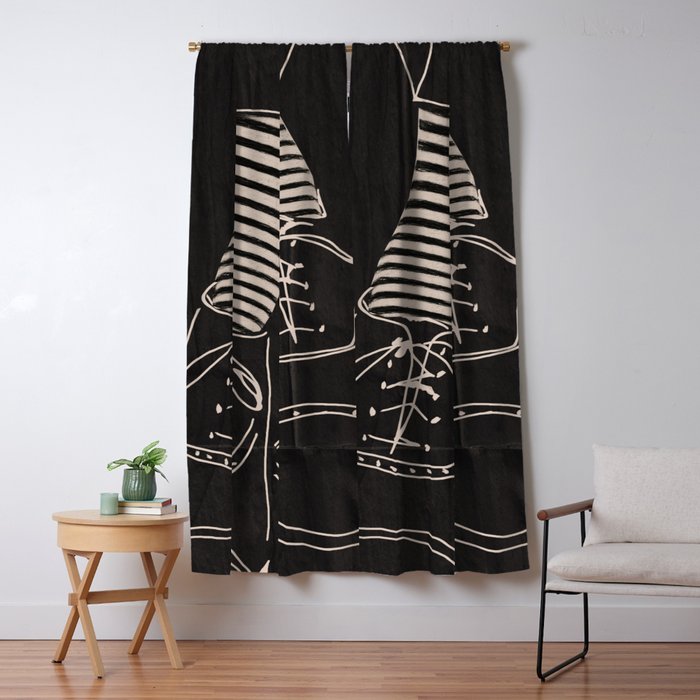 Good Mood  Line Art Window Curtain Gallery Image 5