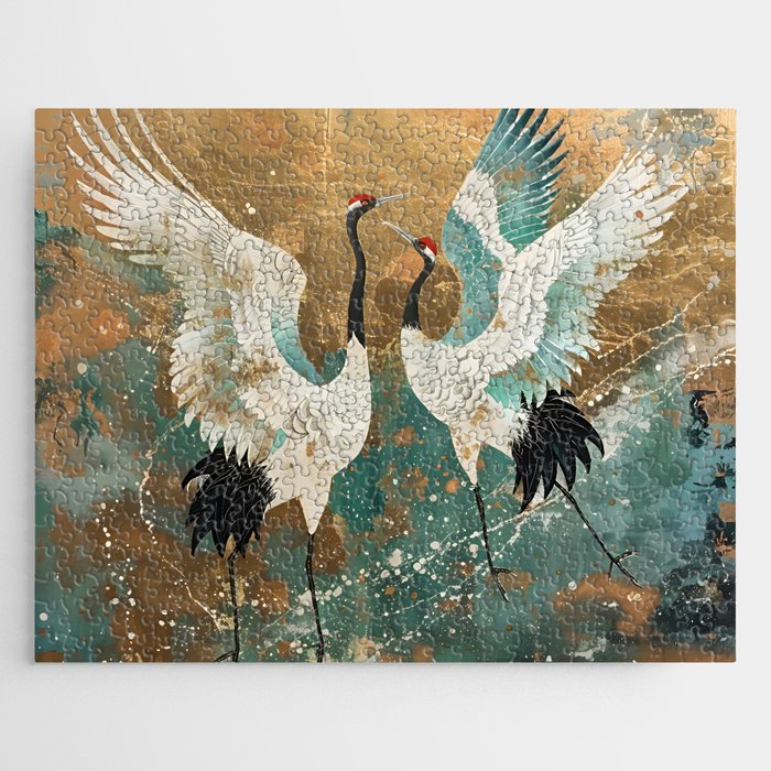 Japara Cranes in Twilight Jigsaw Puzzle Gallery Image 1