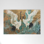Japara Cranes in Twilight Welcome Mat Gallery Image 1