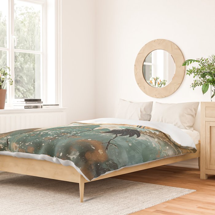 Japara Cranes in Twilight Duvet Cover Gallery Image 2