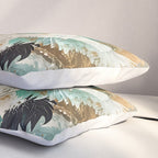 Japara Cranes in Twilight Pillow Sham Gallery Image 3