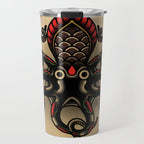 Traditional Tattoo Octopus  Travel Mug Gallery Image 1