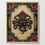 Traditional Tattoo Octopus  Serving Tray Gallery Image 1