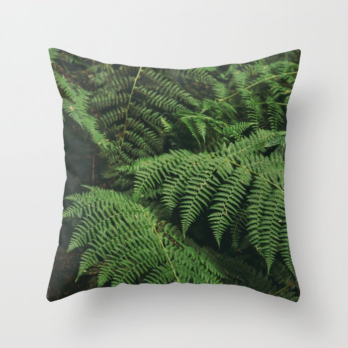 Ferns IX Throw Pillow Gallery Image 6
