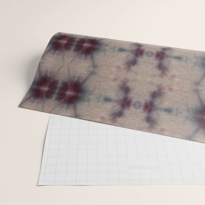 Vintage Floral Shibori Wrapping Paper Gallery Image 2