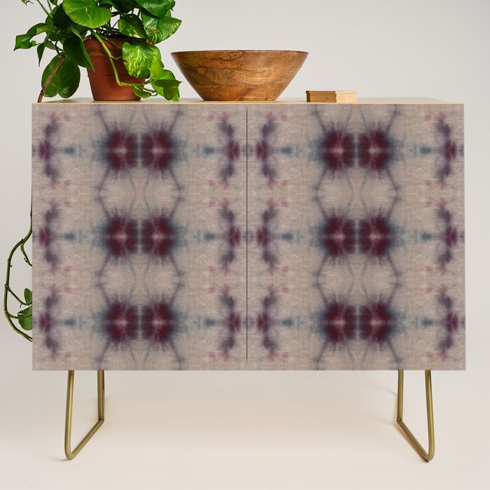 Vintage Floral Shibori Credenza Gallery Image 1