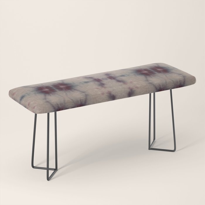 Vintage Floral Shibori Bench Gallery Image 1