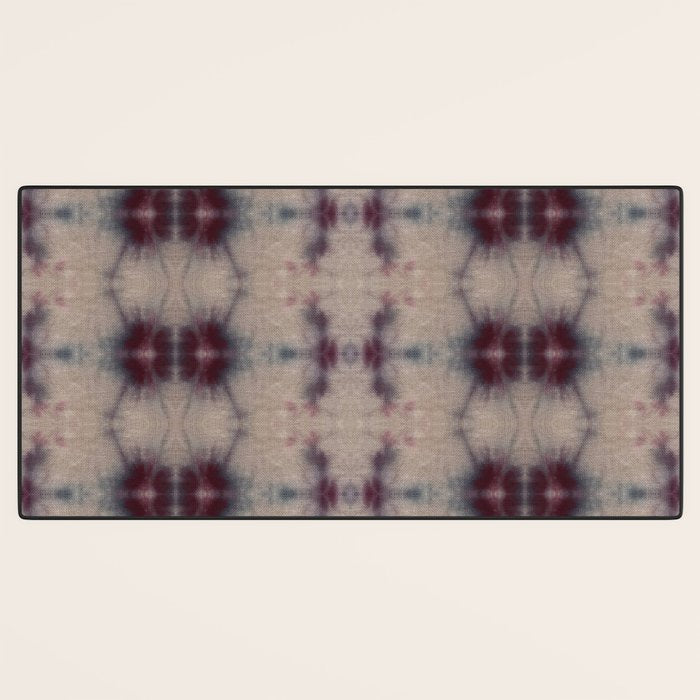 Vintage Floral Shibori Desk Mat Gallery Image 3