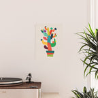 Whimsical Cactus Poster Gallery Image 2