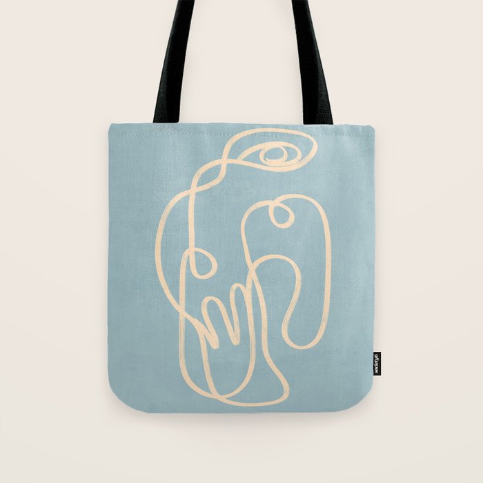 Abstract line art 229 Tote Bag Gallery Image 1