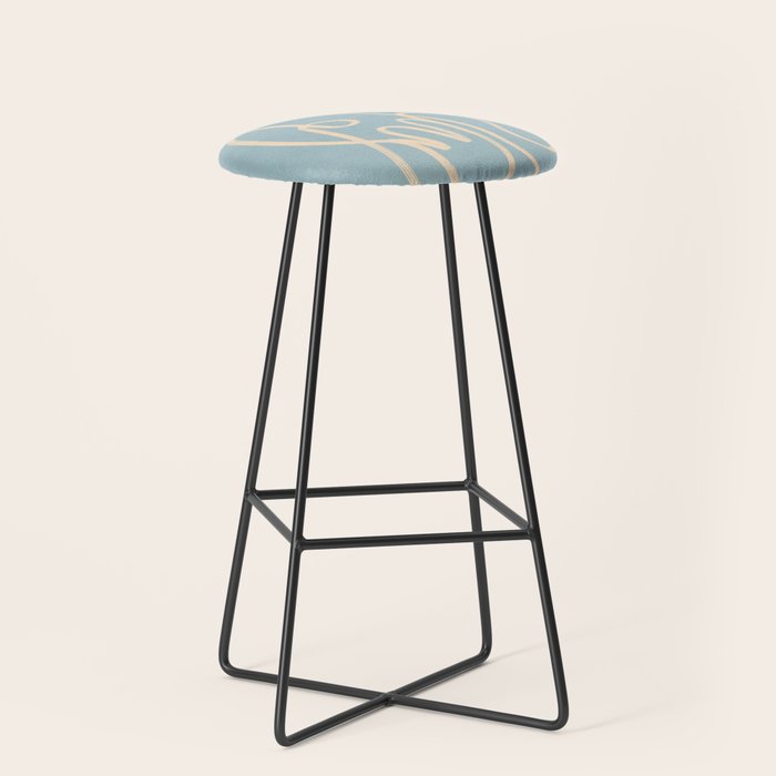 Abstract line art 229 Stool Gallery Image 1
