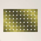 Retro Rounded Rectangle Gradient - Green Welcome Mat Gallery Image 1
