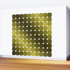 Retro Rounded Rectangle Gradient - Green Wall Mural Gallery Image 2