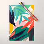Abstract Art Tropical Leaves 42 Wrapping Paper Gallery Image 1