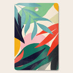 Abstract Art Tropical Leaves 42 Cutting Board Gallery Image 1