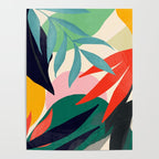 Abstract Art Tropical Leaves 42 Poster Gallery Image 4