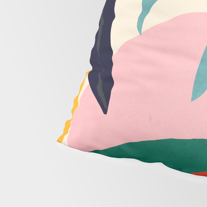 Abstract Art Tropical Leaves 42 Pillow Sham Gallery Image 4