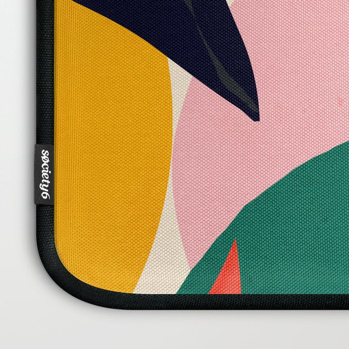 Abstract Art Tropical Leaves 42 Laptop Sleeve Gallery Image 3